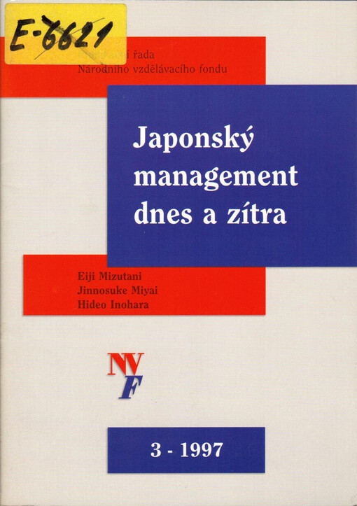 Japonský management dnes a zítra