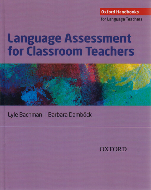 Language assessment for classroom teachers