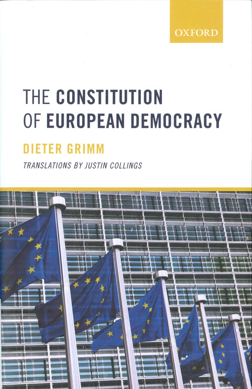 The constitution of European democracy