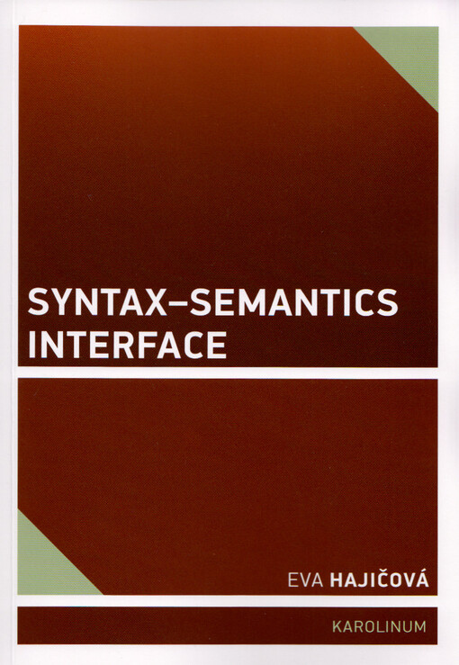 Syntax-semantics interface