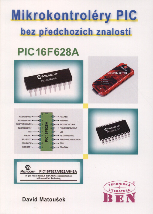 Mikrokontroléry PIC bez předchozích znalostí : PIC16F628A
