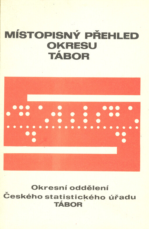 Místopisný přehled okresu Tábor