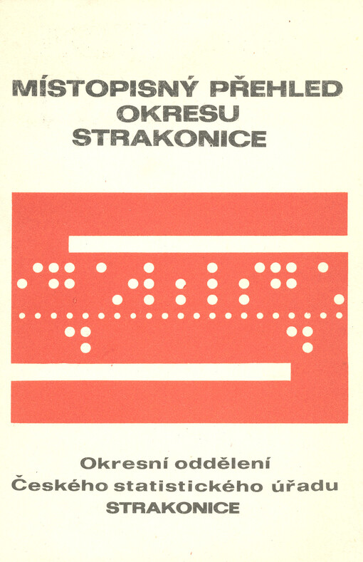 Místopisný přehled okresu Strakonice