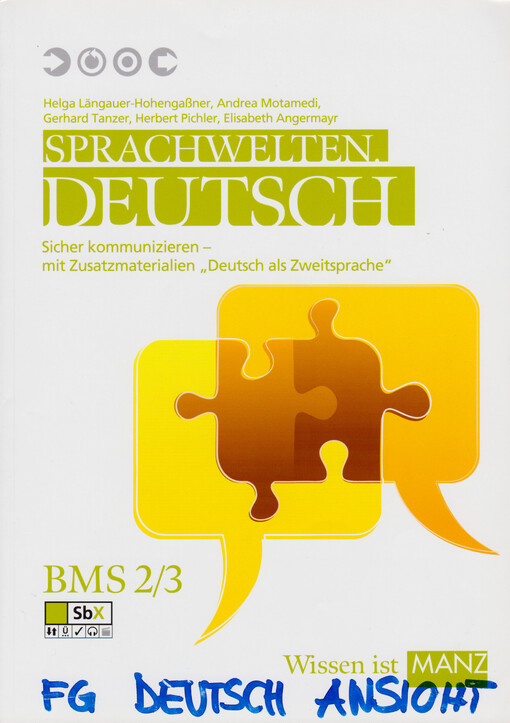 Sprachwelten Deutsch : sicher kommunizieren mit Zusatzmaterialien „Deutsch als Zweitsprache