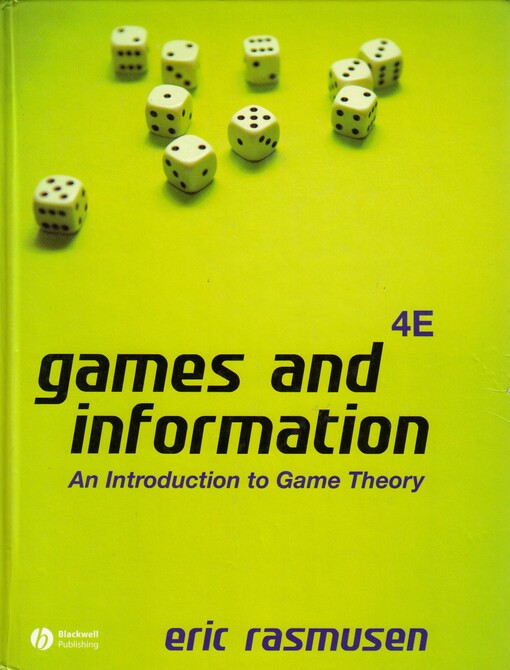Games and information :an introduction to game theory