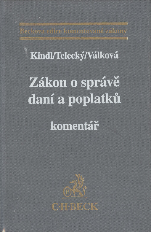 Zákon o správě daní a poplatků : komentář