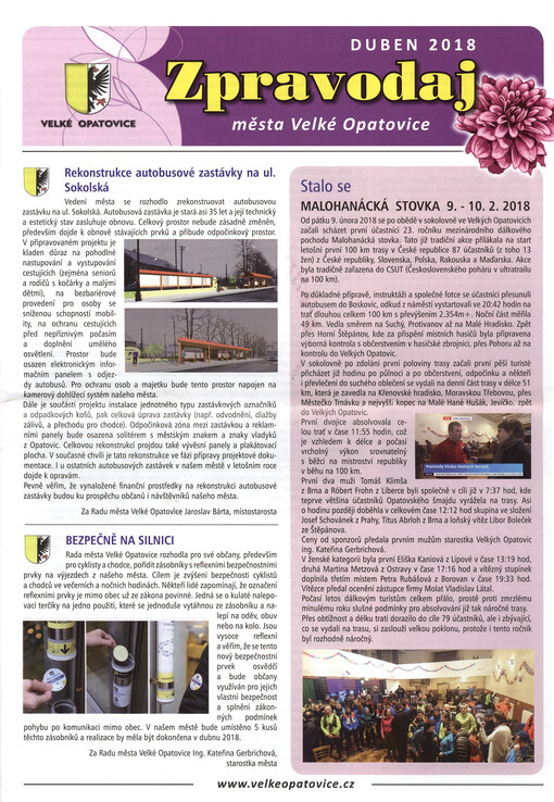 Zpravodaj města Velké Opatovice