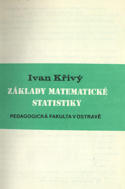 Kapitoly z teorie množin : Určeno posl. pedagog. fak. interního, dálkového a postgraduálního studia