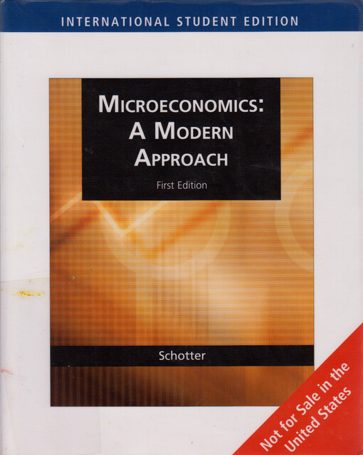 Microeconomics : a modern approach