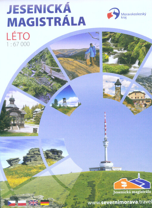 Jesenická magistrála - léto = Jeseníky Cross-Country Highway - summer = Magistrala Jesionicka - lato = Jeseníky-Magistrale - Sommer