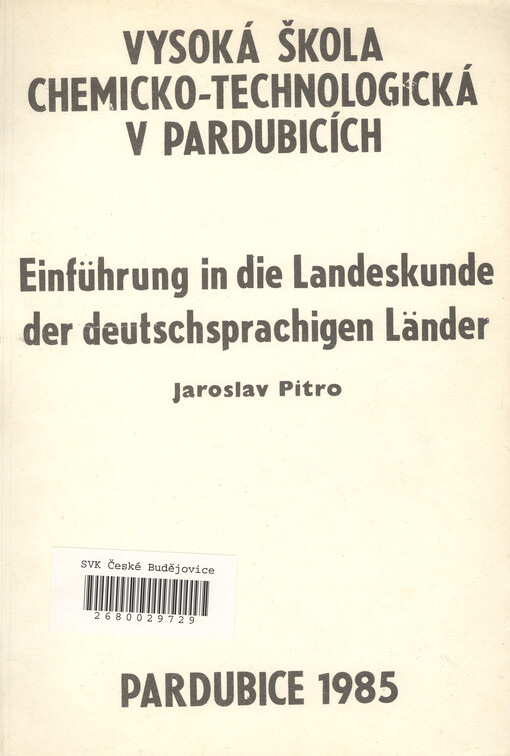 Einführung in die Landeskunde der deutschsprachigen Länder