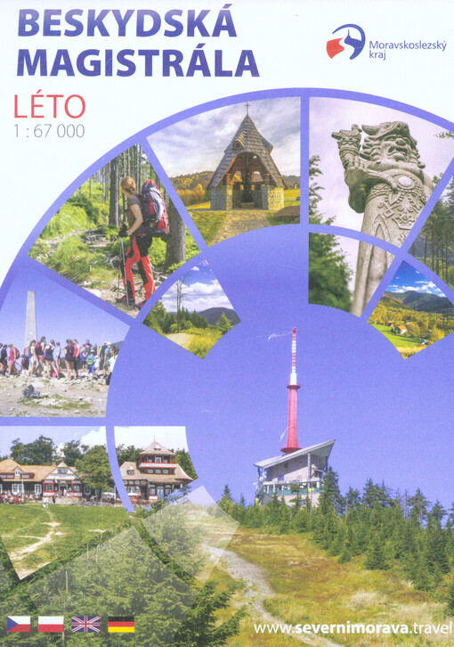 Beskydská magistrála : léto = Beskydy cross-country highway : summer = Magistrala Beskidzka : lato = Beskiden-Magistrale : Sommer