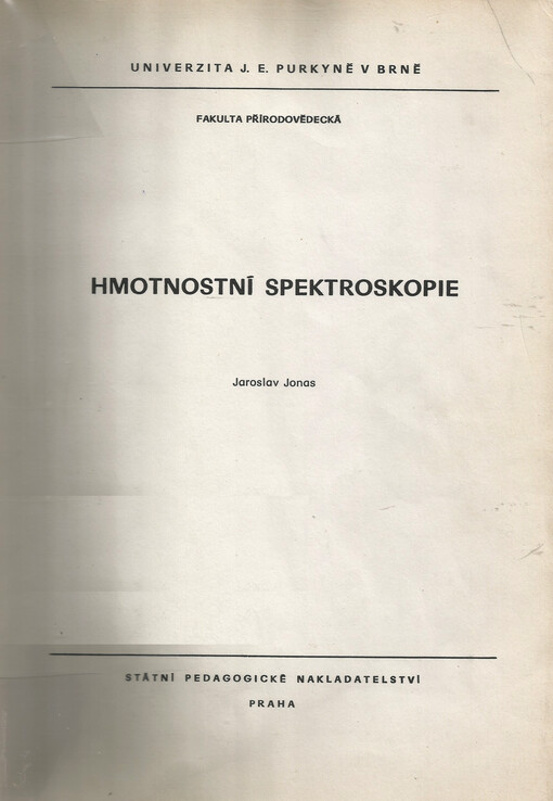 Hmotnostní spektroskopie
