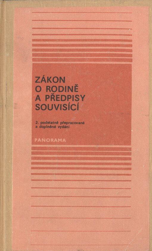 Zákon o rodině a předpisy souvisící