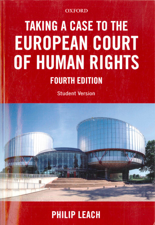 Taking a case to the European Court of Human Rights