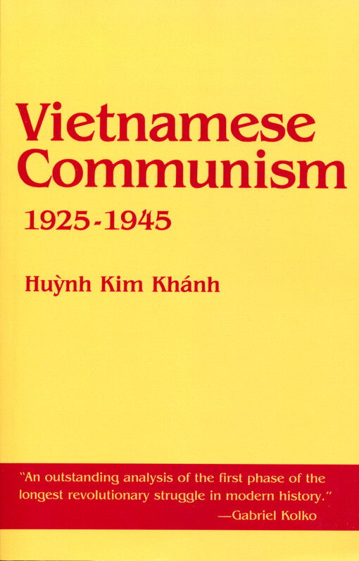 Vietnamese communism 1925-1945