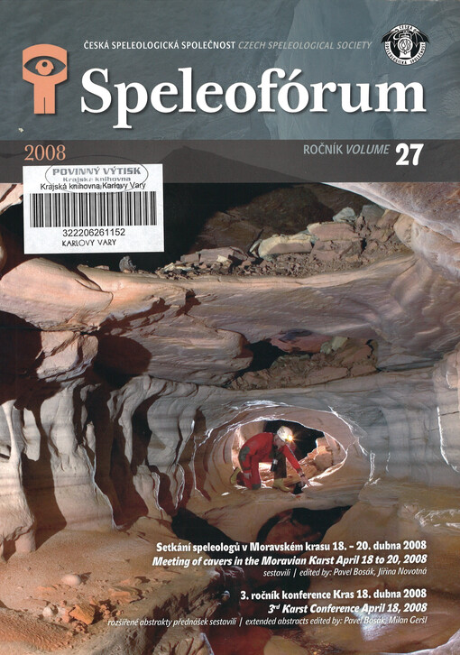 Speleofórum ... : setkání speleologů v Moravském krasu