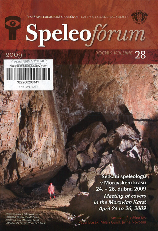 Speleofórum ... : setkání speleologů v Moravském krasu