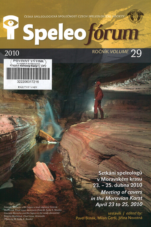 Speleofórum ... : setkání speleologů v Moravském krasu