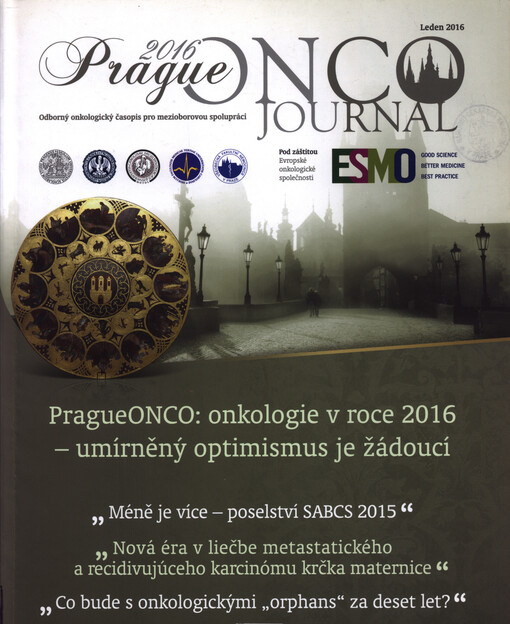 Prague ONCO journal : odborný onkologický časopis pro mezioborovou spolupráci