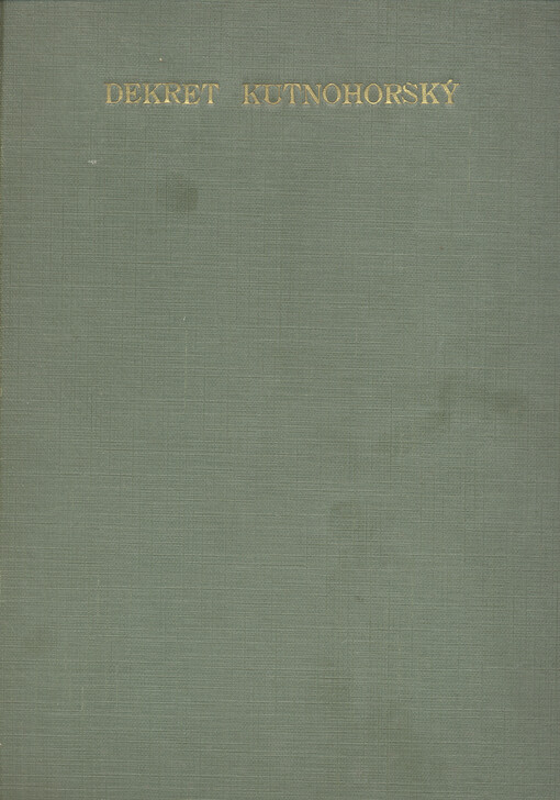 Dekret kutnohorský