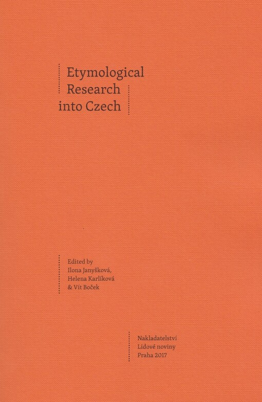 Etymological research into Czech