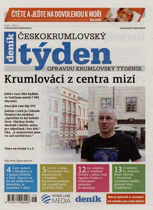 Českokrumlovský týden : opravdu krumlovský týdeník