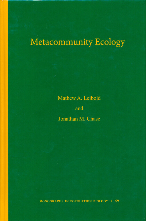 Metacommunity ecology