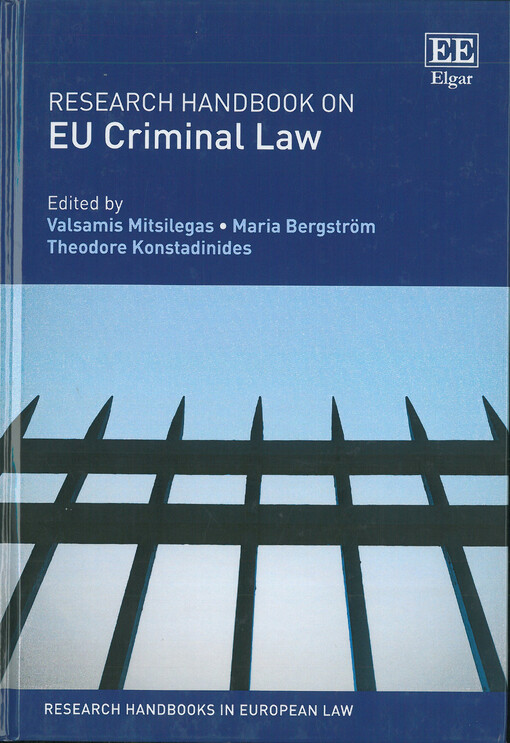 Research handbook on EU criminal law