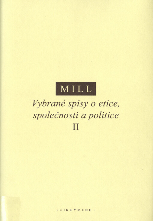 Vybrané spisy o etice, společnosti a politice II