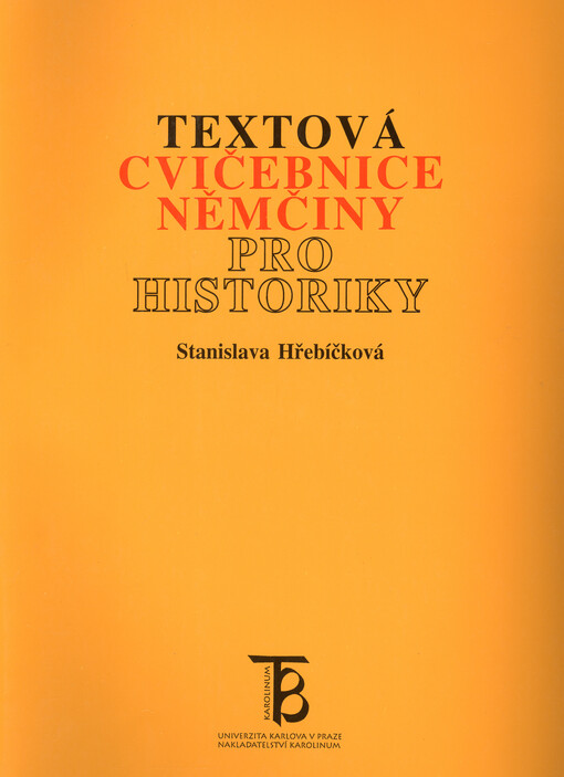 Textová cvičebnice němčiny pro historiky
