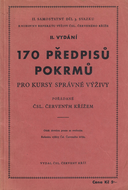 170 předpisů pokrmů pro kursy správné výživy