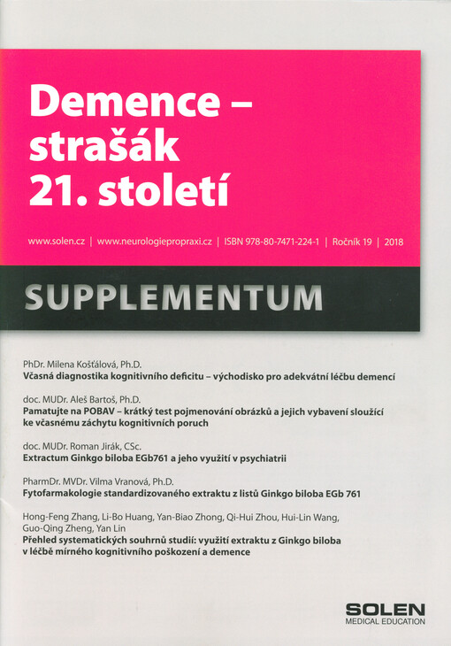 Demence - strašák 21. století