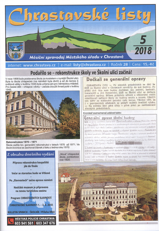 Chrastavské listy : zpravodaj Městského úřadu v Chrastavě