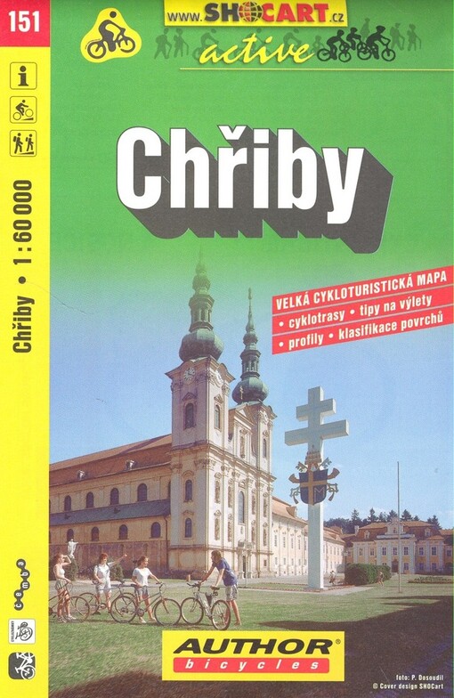 Chřiby velká cykloturistická mapa 1:60 000