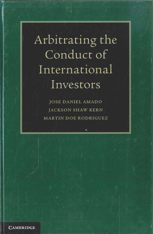 Arbitrating the conduct of international investors