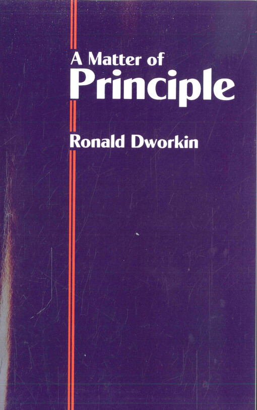 A matter of principle