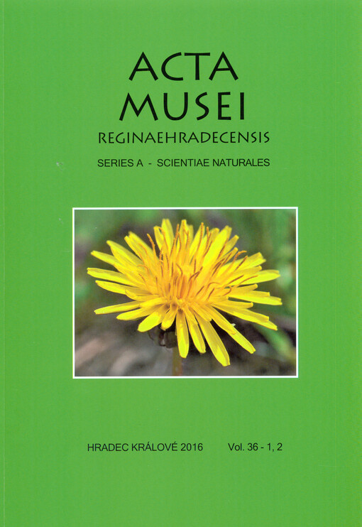 Acta Musei Reginaehradecensis. Series A, Scientiae naturales