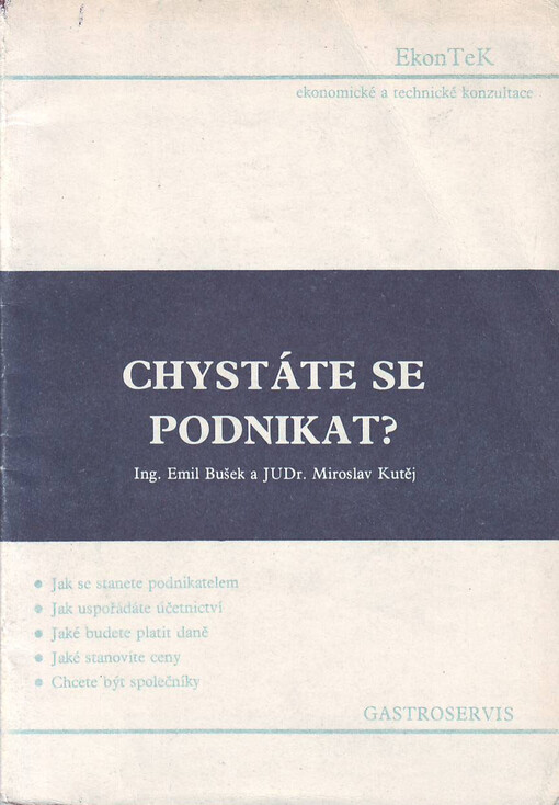 Chystáte se podnikat?