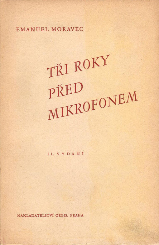 Tři roky před mikrofonem