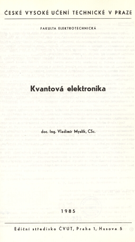 Kvantová elektronika