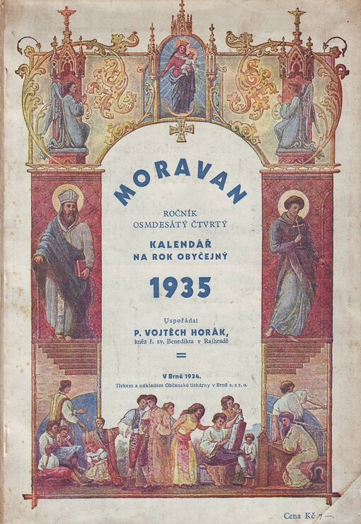 Moravan : kalendář na rok obyčejný ...