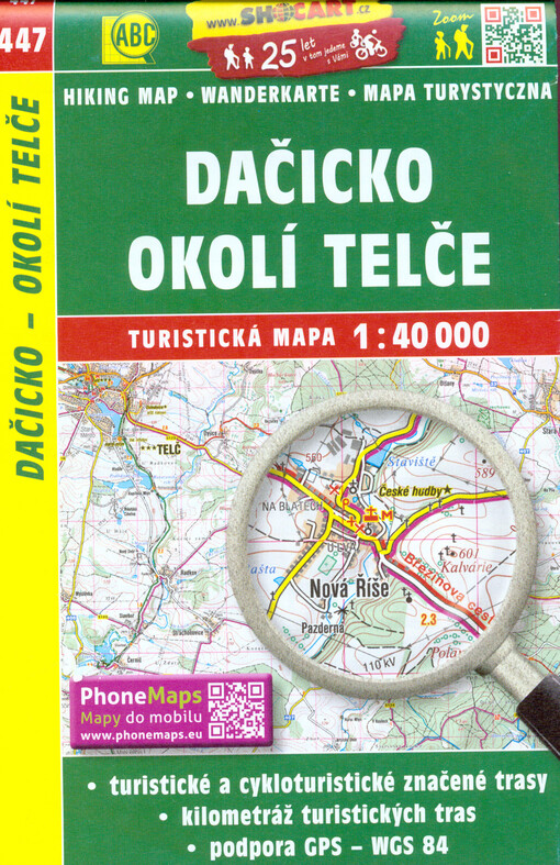 Dačicko, okolí Telče : turistická mapa 1:40 000