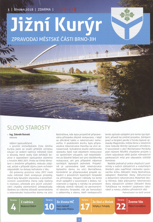 Jižní kurýr : zpravodaj městské části Brno-jih