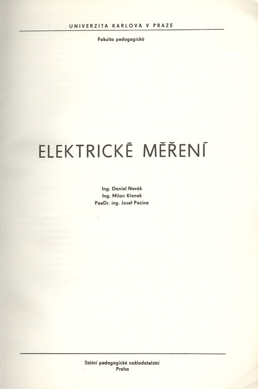 Elektrické měření