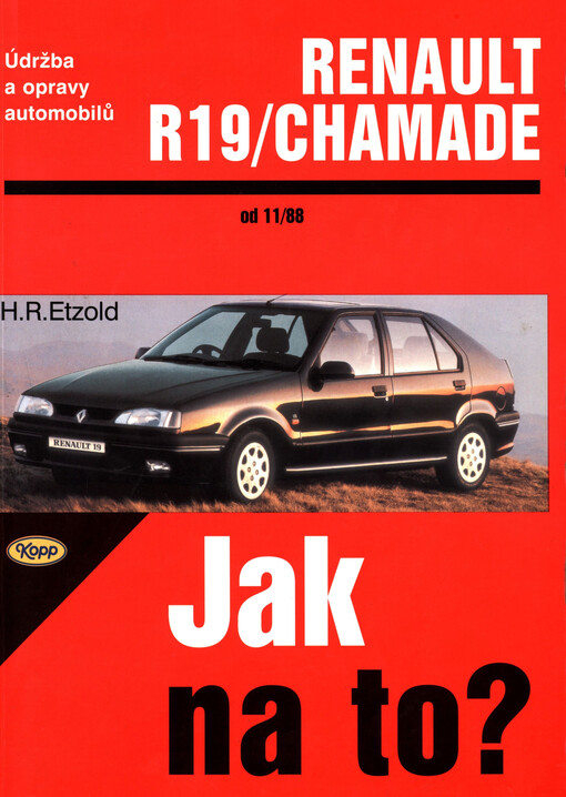 Údržba a opravy automobilů Renault 19 a Renault 19 Chamade, Renault 19/R 19 Chamade Diesel