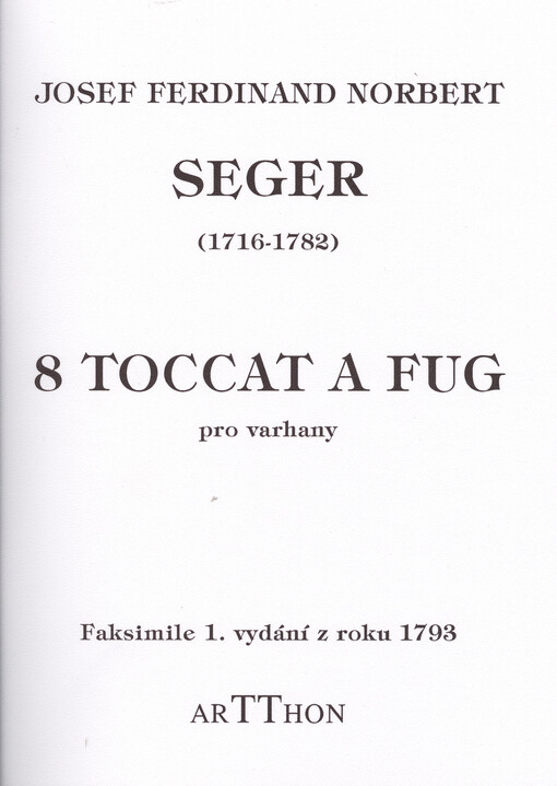 8 toccat a fug pro varhany