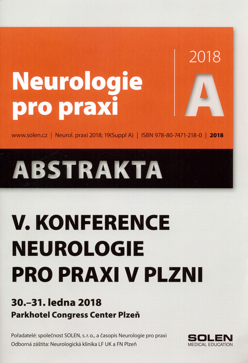 II. konference neurologie pro praxi v Plzni :abstrakta : 28.-29.1.2015, Parkhotel Plzeň
