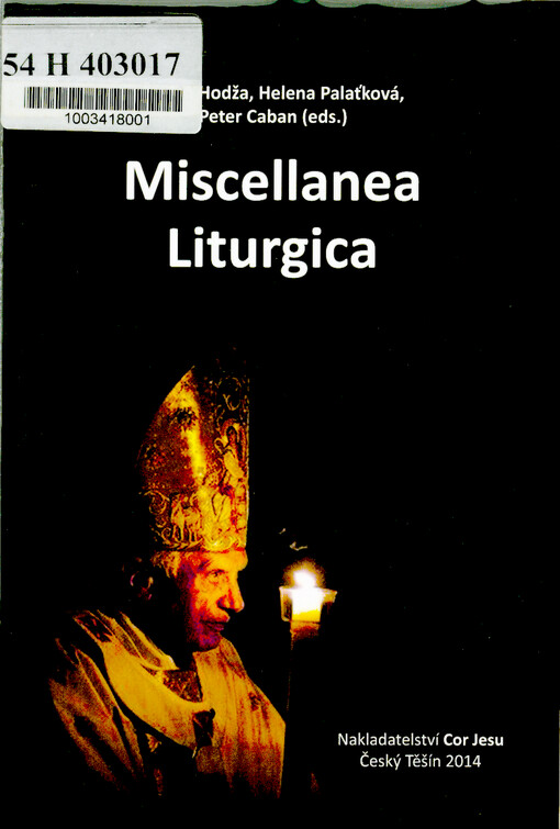 Miscellanea liturgica I