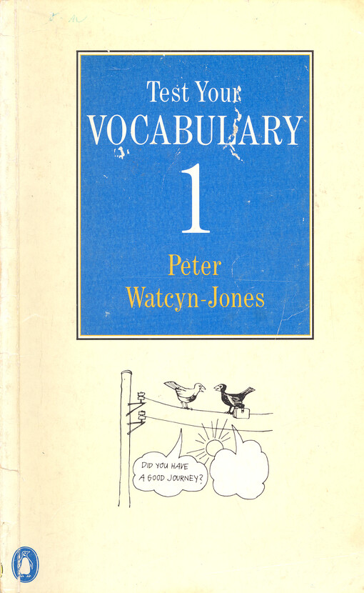 Test your vocabulary. Book 1